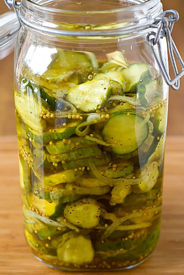 Bread And Butter Pickle Canning Recipe
 Refrigerator Bread and Butter Pickles