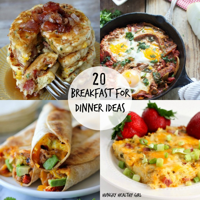 Breakfast For Dinner Recipes
 Brinner A roundup of 20 Breakfast for Dinner Ideas Kim