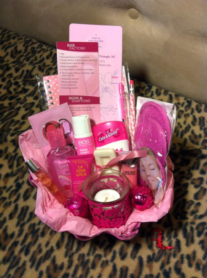 Breast Cancer Gift Basket Ideas
 58 best images about Cancer baskets on Pinterest