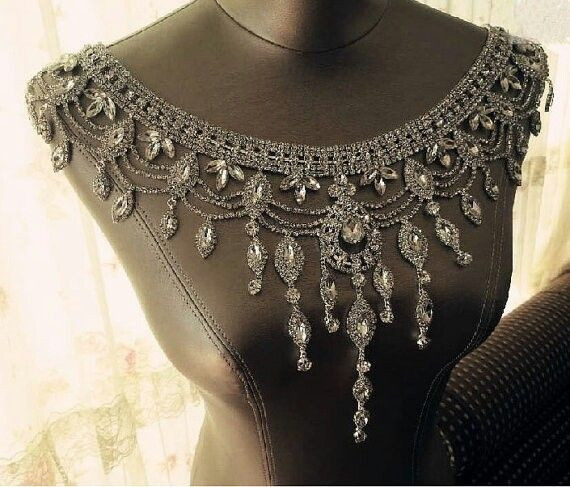 Bridal Body Jewelry
 beaded shoulder necklace Style Pinterest