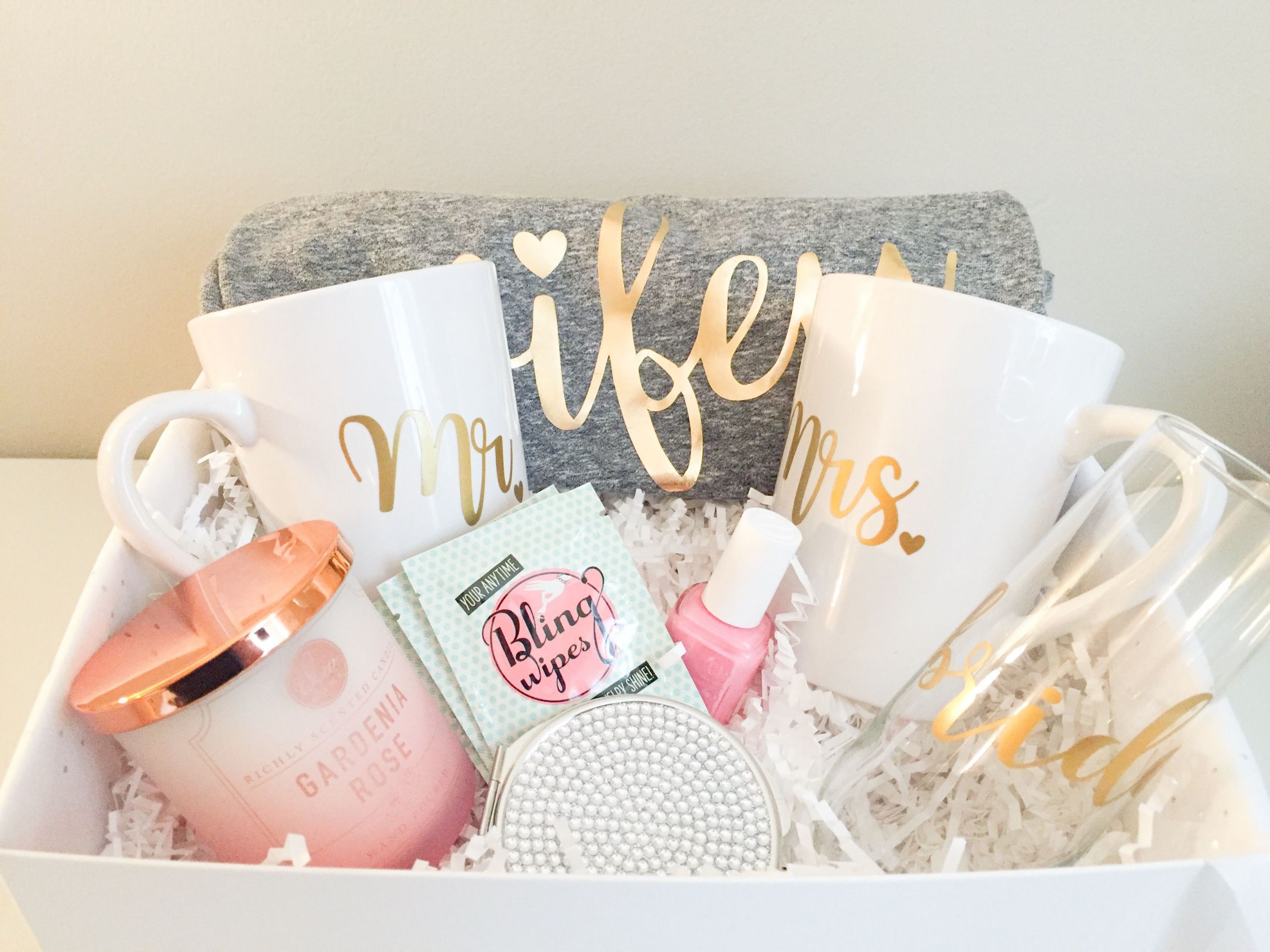 Bridesmaid Gift Basket Ideas
 Wifey Material