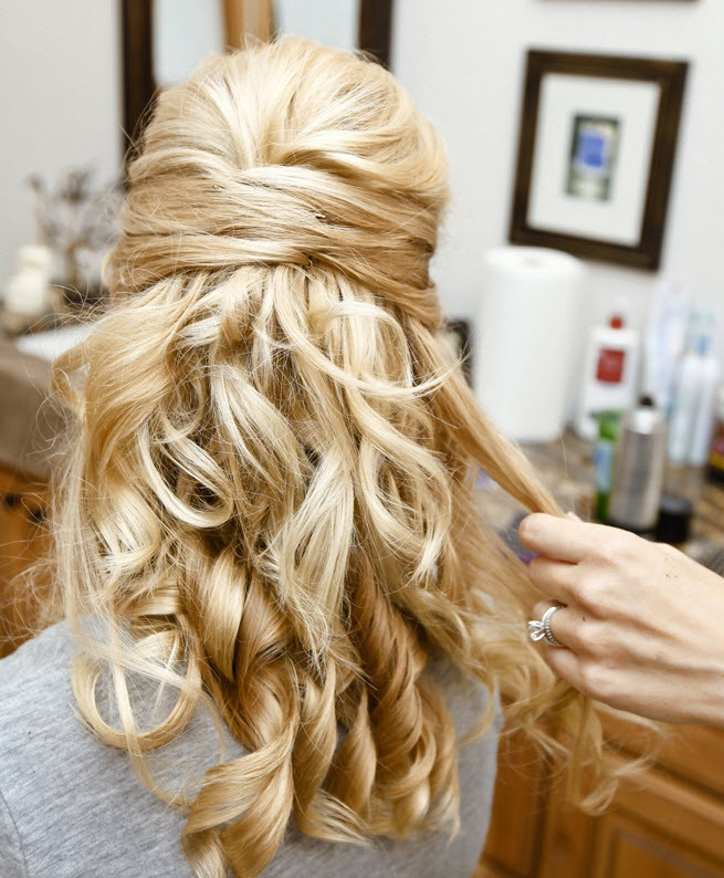 Bridesmaid Hairstyles Long Hair
 Top Wedding Hair & Makeup Ideas From Pinterest