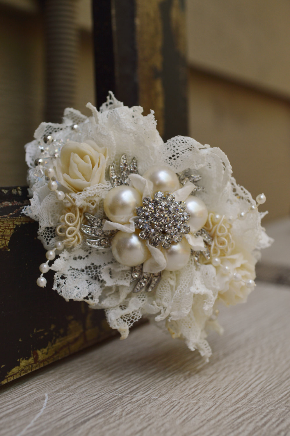 Brooches Boutonniere
 Custom Order for JORDON Brooch Wrist Corsage