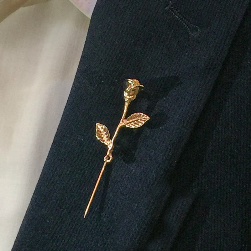 Brooches For Men
 Aliexpress Buy Uni Rose Flower Brooch Pin Men