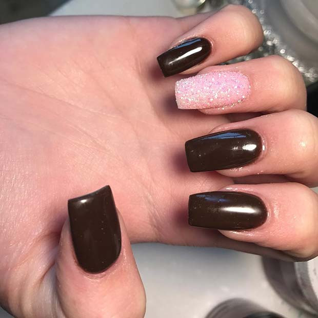 Brown And Pink Nail Designs
 41 Trendy Fall Nail Design Ideas for 2019