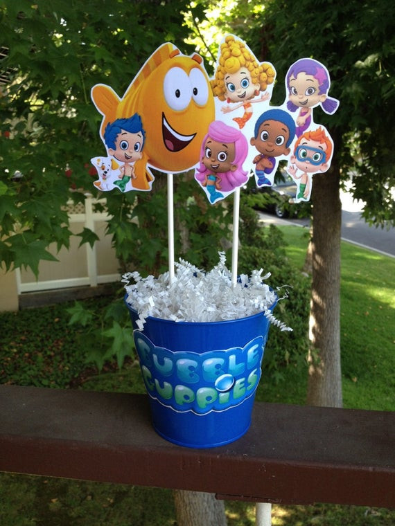 Bubble Guppie Birthday Party
 Fully Assembled Bubble Guppies Centerpiece Birthday Party