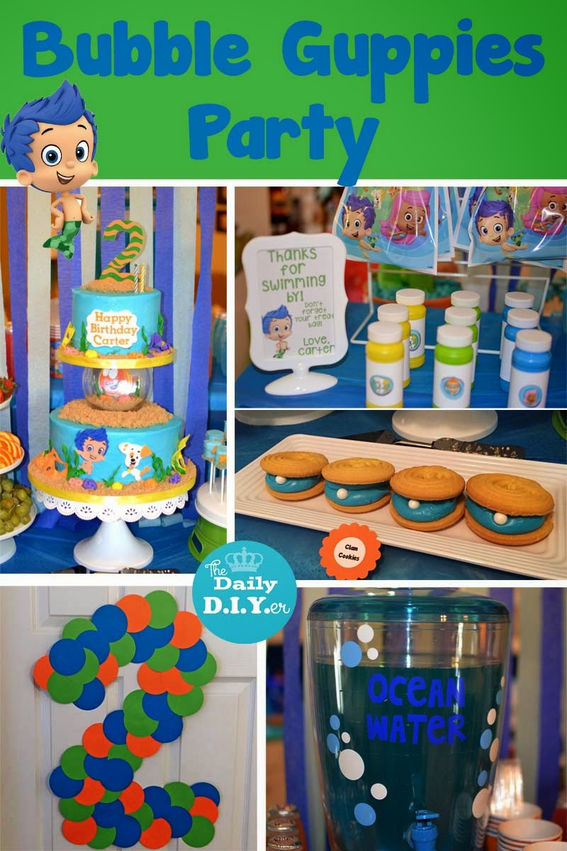 Bubble Guppie Birthday Party
 The Daily DIYer Bubble Guppies Party