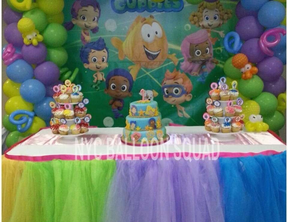 Bubble Guppie Birthday Party
 1st Birthday Birthday "Allison s Bubble Guppies birthday