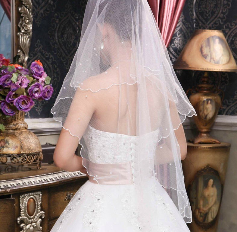 Budget Wedding Veils
 New Arrival Ivory Bridal veil 2019 Cheap wedding veil