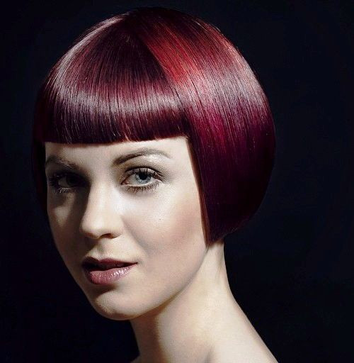 Burgundy Bob Hairstyles
 35 Mesmerizing Short Red Hairstyles for True Redheads