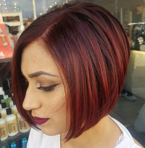 Burgundy Bob Hairstyles
 60 Best Short Bob Haircuts and Hairstyles for Women in 2019