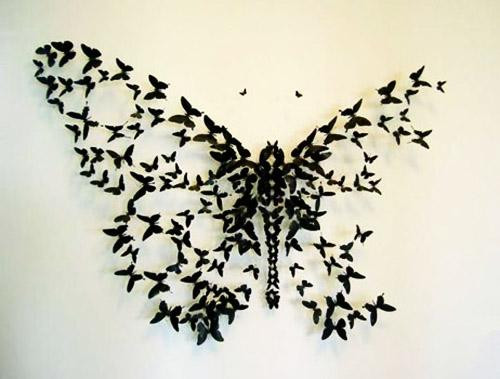 Butterfly Craft Ideas For Adults
 Handmade Butterflies Decorations on Walls Paper Craft Ideas