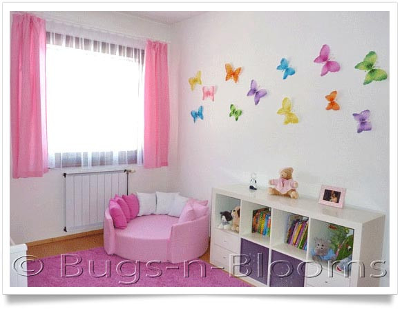 Butterfly Kids Room
 Decorate A Girls Bedroom Kids Wall Decor