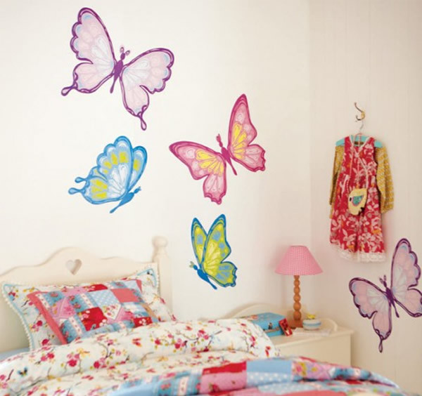 Butterfly Kids Room
 Modern Stickers For Kids Bedroom Wall for Look Beautiful