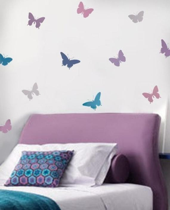 Butterfly Kids Room
 Butterfly Stencils 4pc kit Easy decor by CuttingEdgeStencils