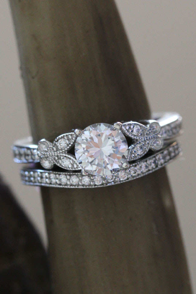 Butterfly Wedding Ring
 Crave Worthy Pave Diamond Engagement Rings That Will Stun