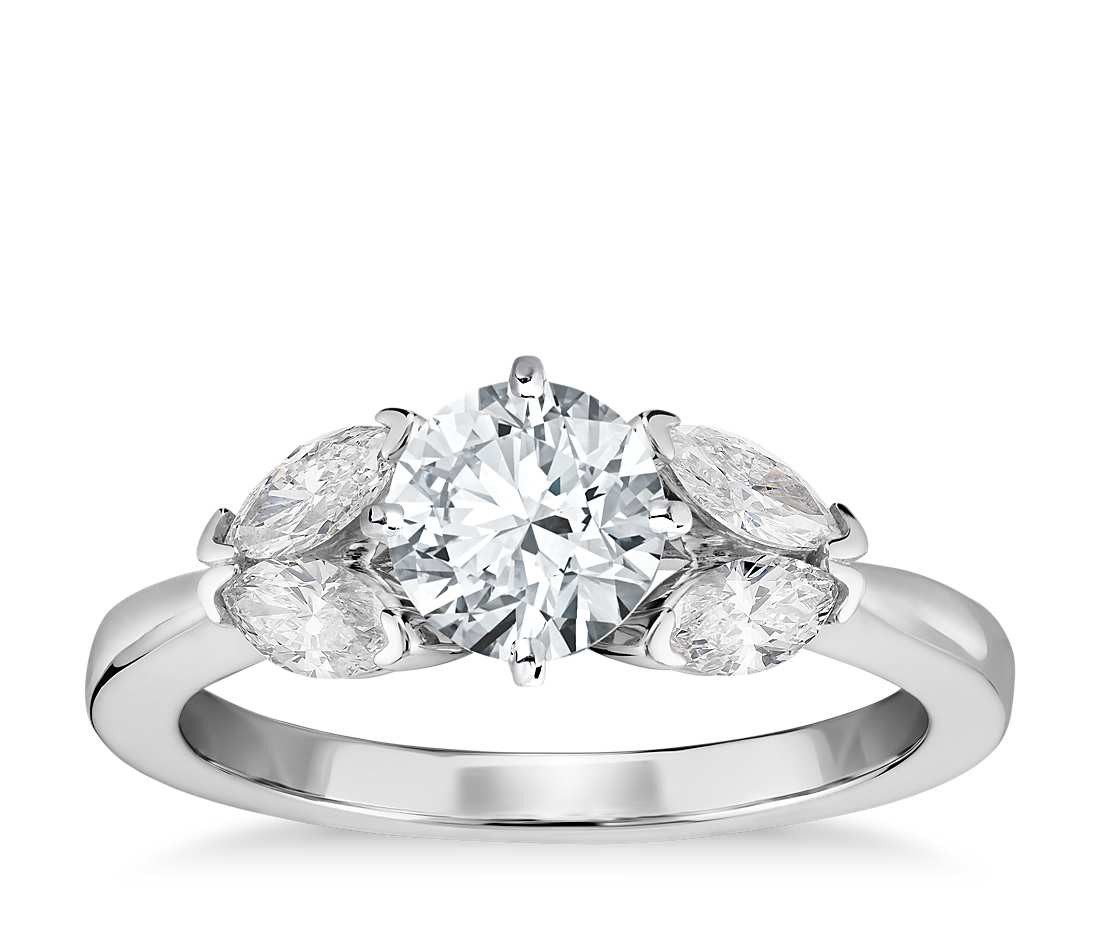 Butterfly Wedding Ring
 Robert Leser Butterfly Diamond Engagement Ring in 18k