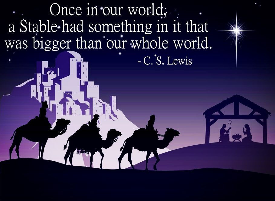 C.S.Lewis Christmas Quotes
 C S Lewis Christmas