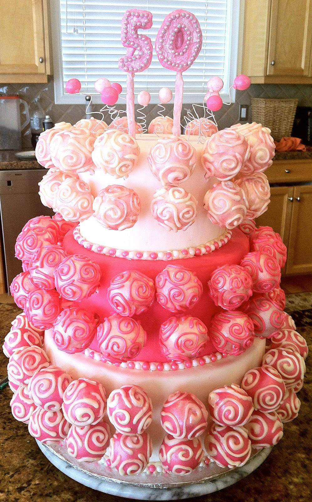 Cake For Birthday
 Delaine s Skinny Delights Birthday Cake Pop Cake