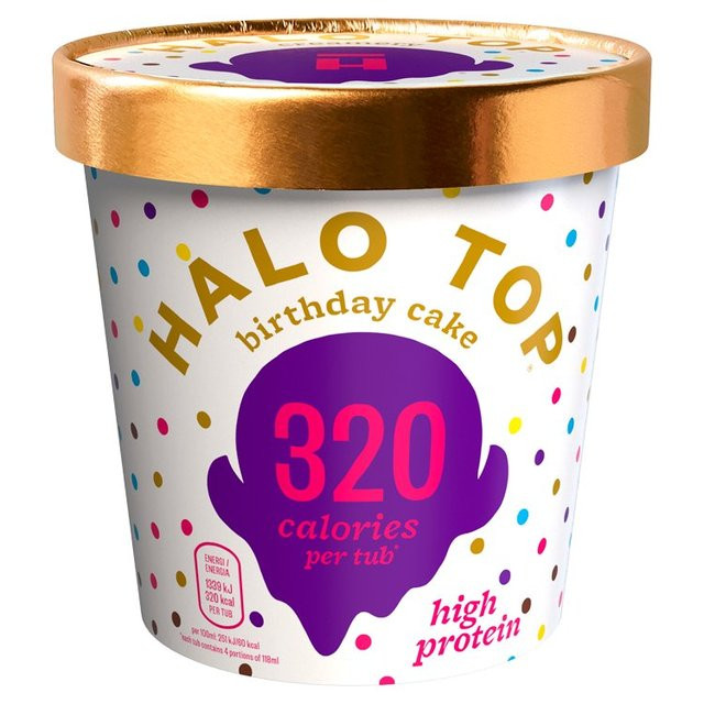 Calories In Birthday Cake
 Halo Top Birthday Cake Low Calorie Ice Cream 473ml from Ocado