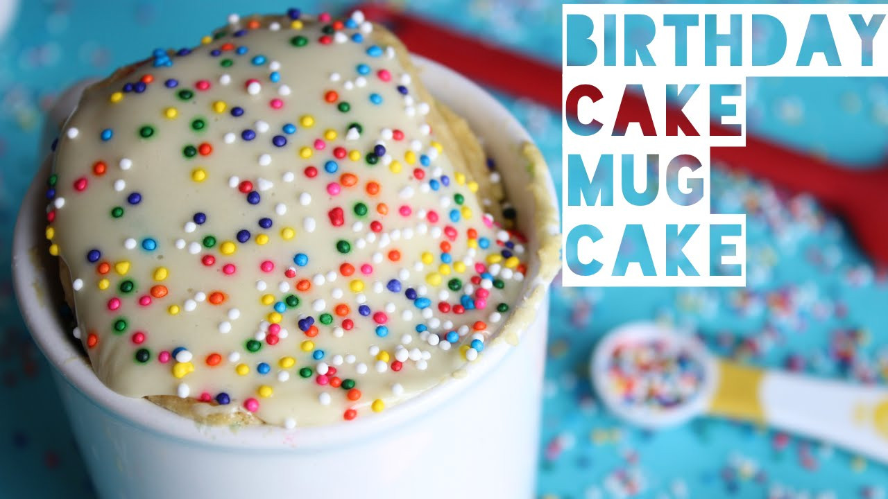 Calories In Birthday Cake
 Healthy Birthday Cake Mug Cake Recipe