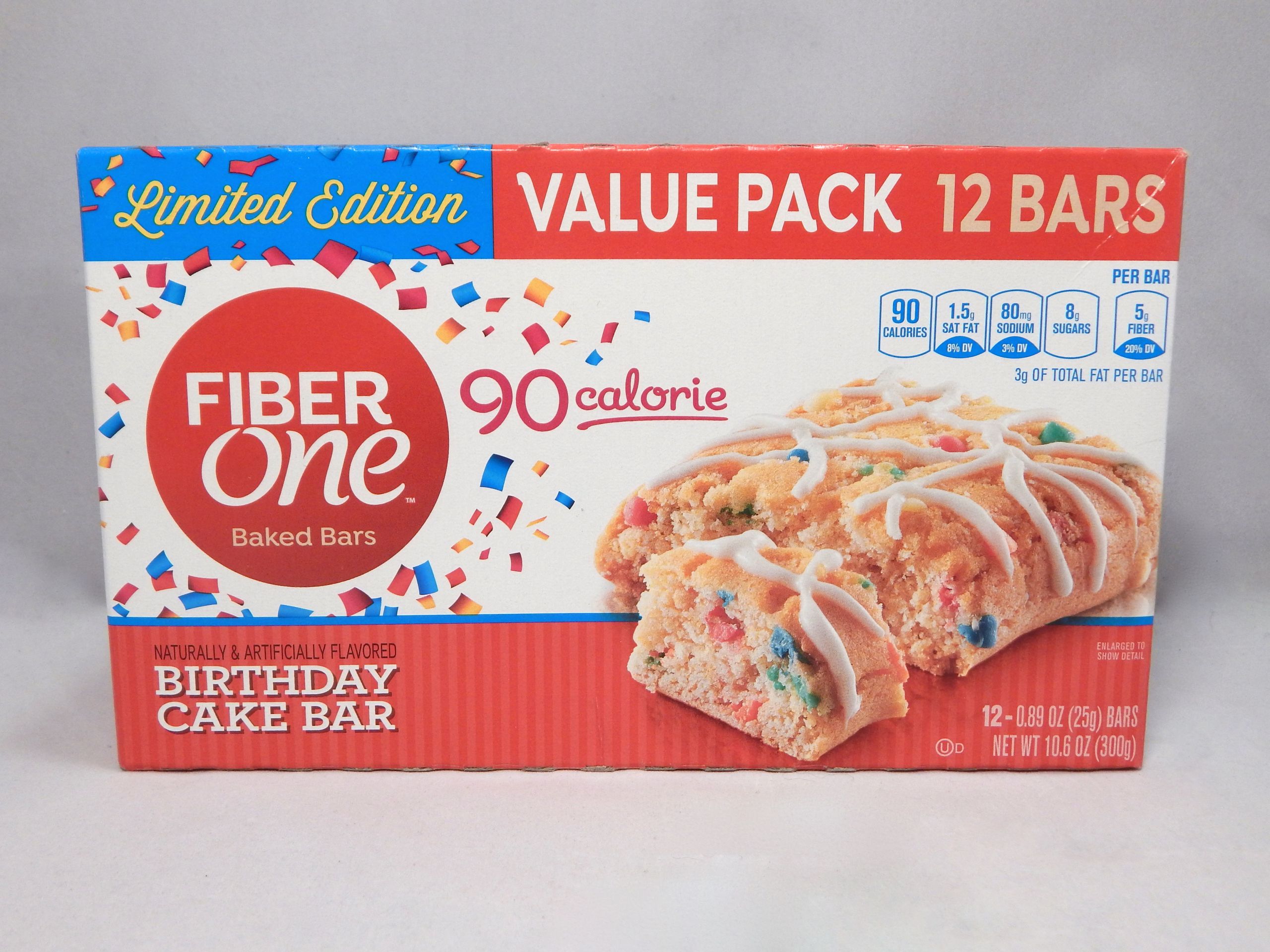 Calories In Birthday Cake
 [Review] Fiber e Limited Edition 90 Calorie Birthday