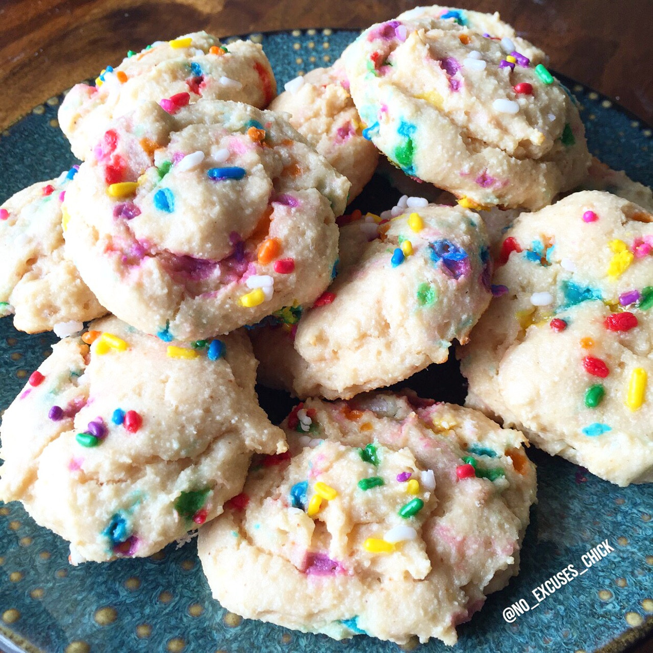 Calories In Birthday Cake
 BIRTHDAY CAKE PROTEIN COOKIES – No Excuses Nutrition