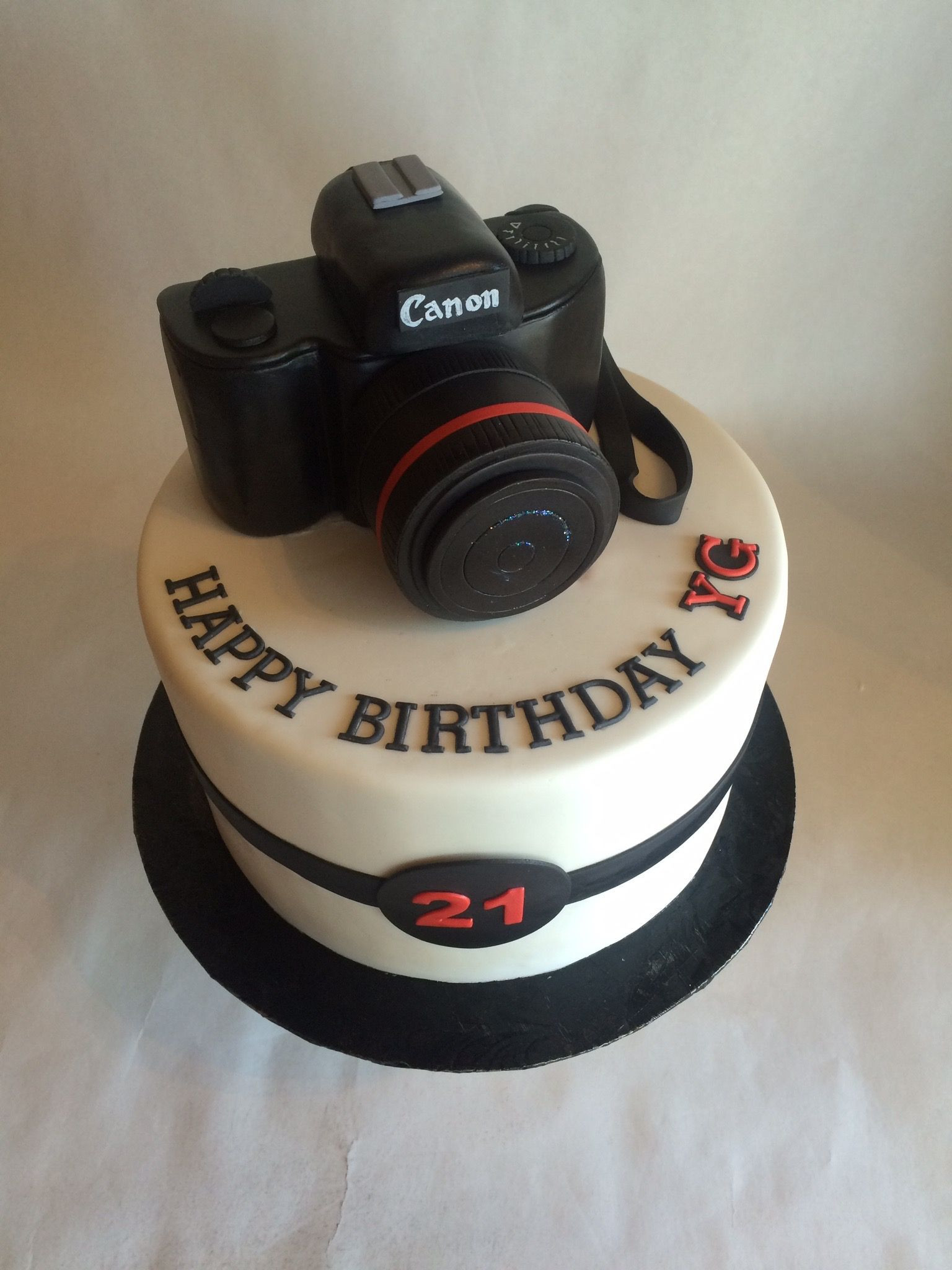 Camera Birthday Cake
 Custom Cake Birthday Cake Custom Topper