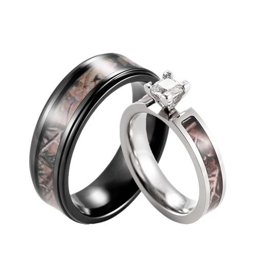 Camo Wedding Ring Sets
 Camo His & Hers Wedding ring sets – CamoRing