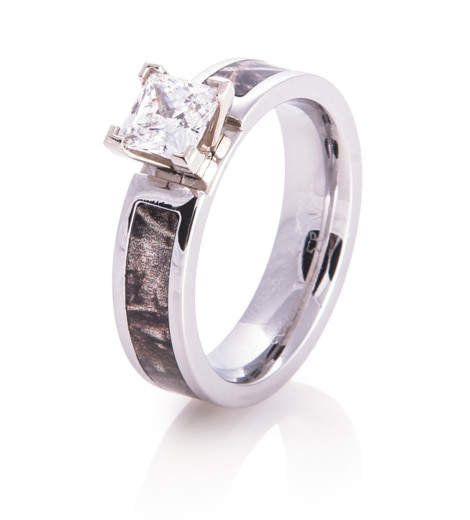 Camo Wedding Ring Sets With Real Diamonds
 Cobalt Chrome Diamond Camo Ring Camo Engagement Ring