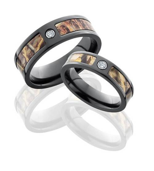 Camouflage Wedding Ring Sets
 Diamond Camouflage Wedding Rings Ideas Fashion Female