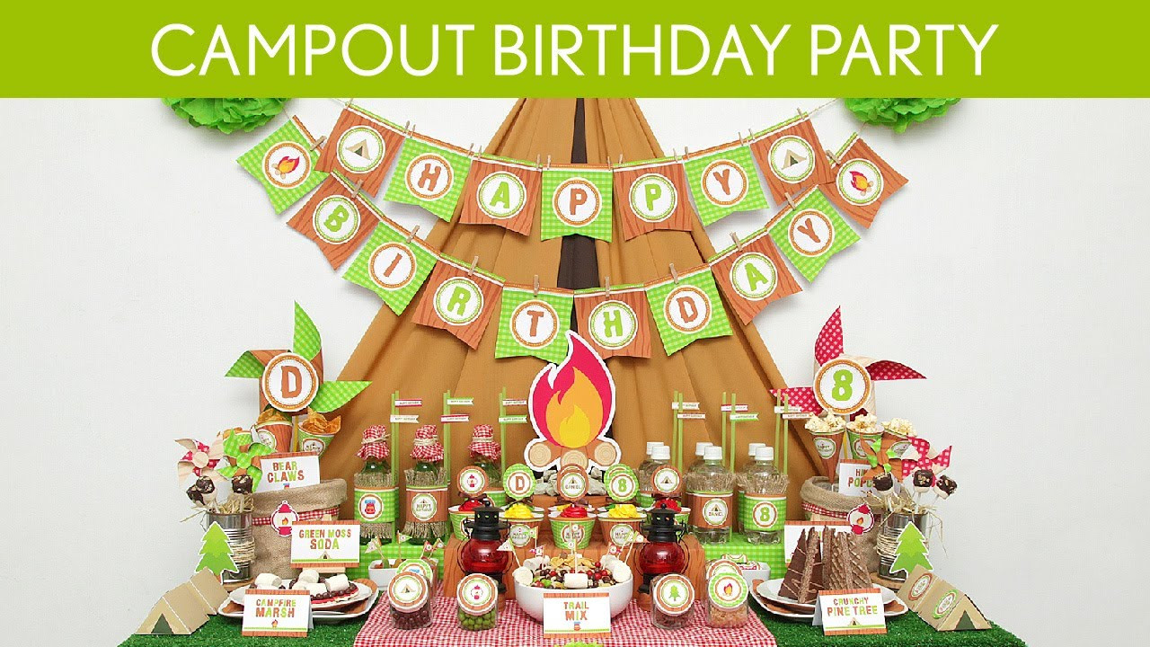 Campout Birthday Party Ideas
 Campout Birthday Party Ideas Campout B42