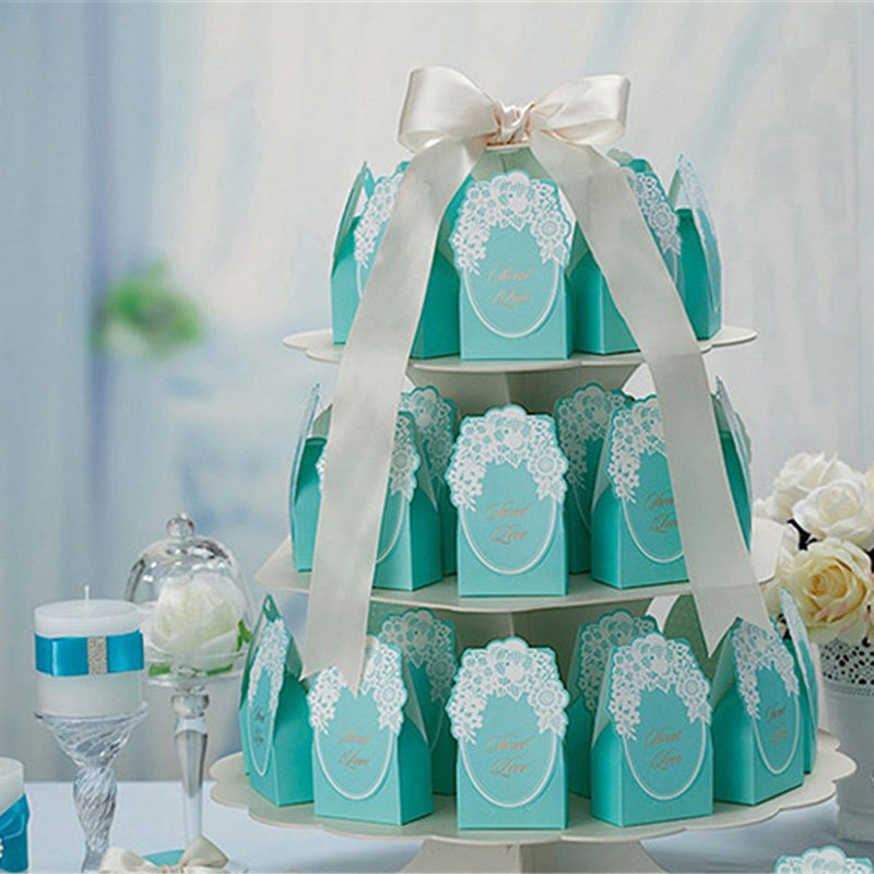 Candy For Wedding Favors
 Blue Sweet Love Wedding Favors Candy Boxes Gift Bags