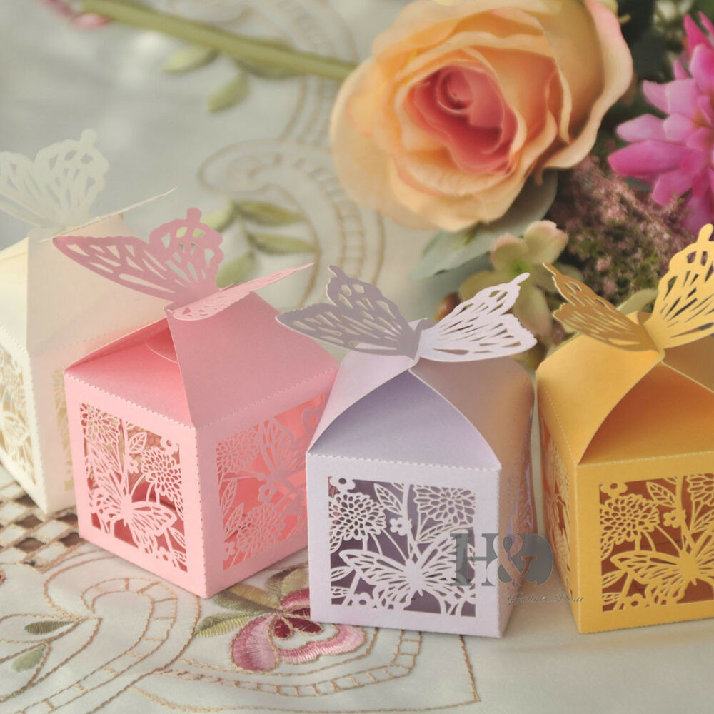 Candy Wedding Favors
 Wholesale Butterfly Favor Candy Box Gift Boxes Wedding
