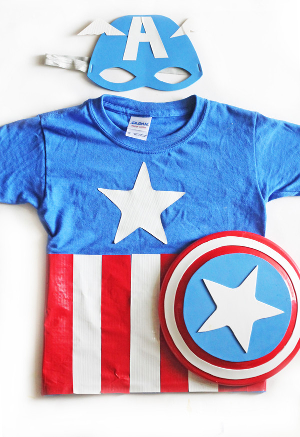 Captain America Mask DIY
 DIY Captain America Costume with PB Kids