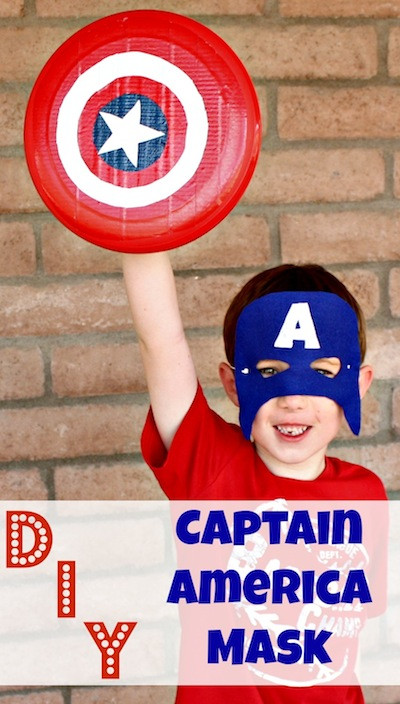 Captain America Mask DIY
 DIY Captain America Mask