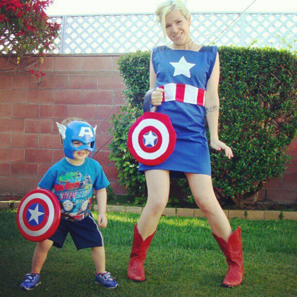 Captain America Mask DIY
 homemade captain america costume