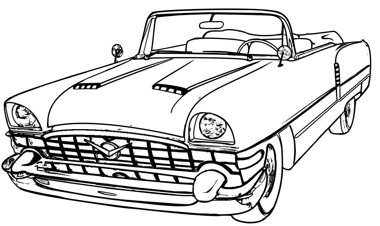 Car Coloring Books For Adults
 classic packard adult coloring pages Pinterest