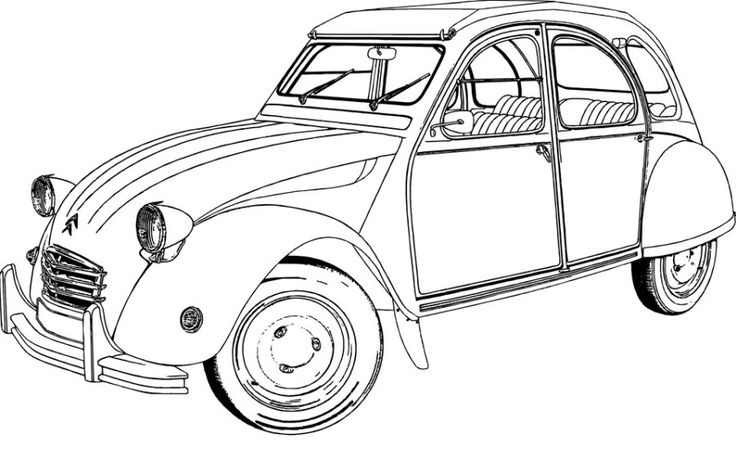 Car Coloring Books For Adults
 classic car