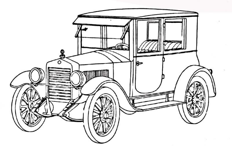Car Coloring Books For Adults
 vintage cars 21 Adult coloring pages