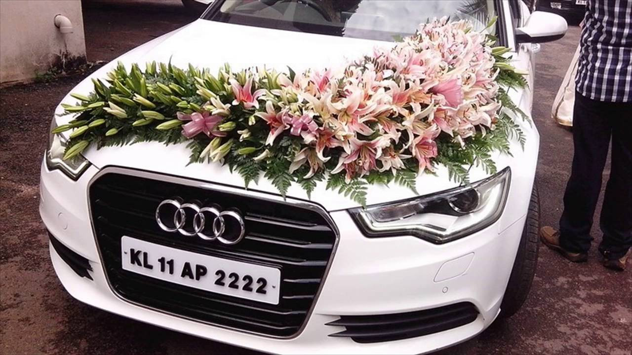 Car Decoration For Wedding
 Wedding Car Decoration With Flowers