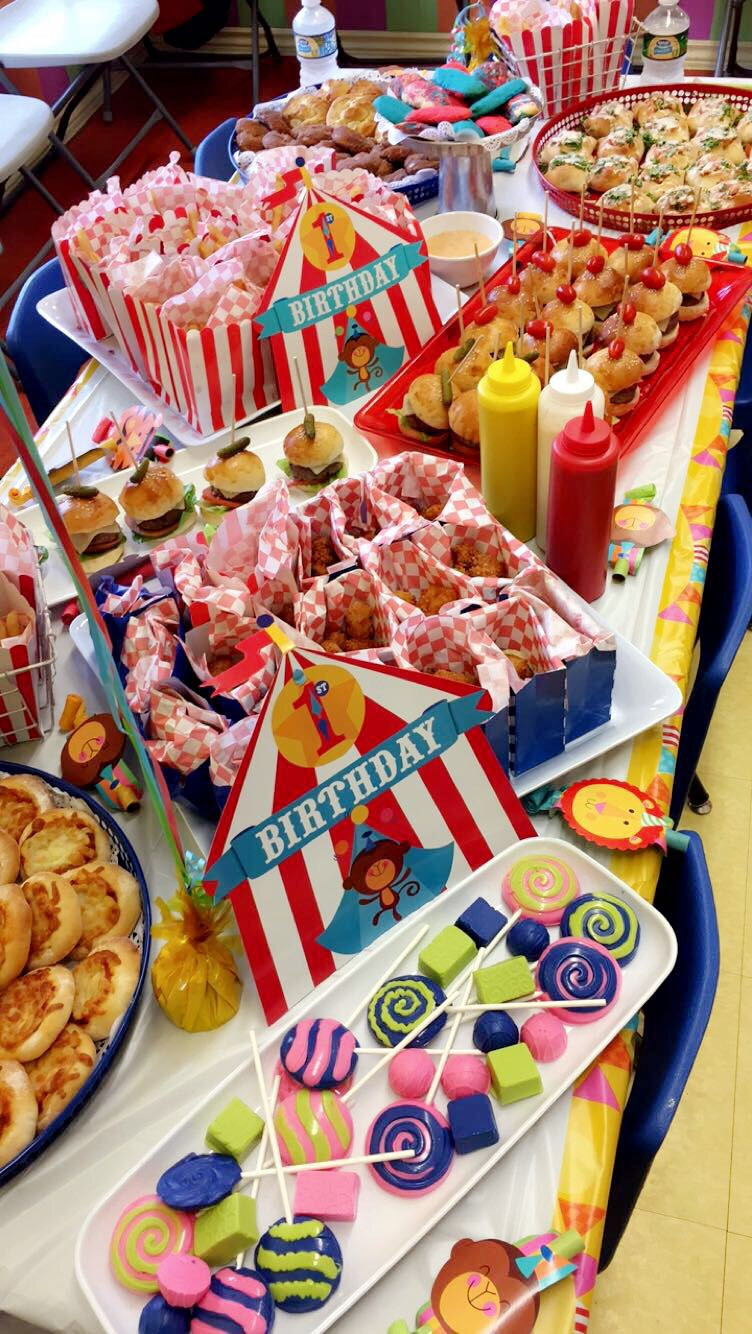 Circus Themed Birthday Party Food Ideas