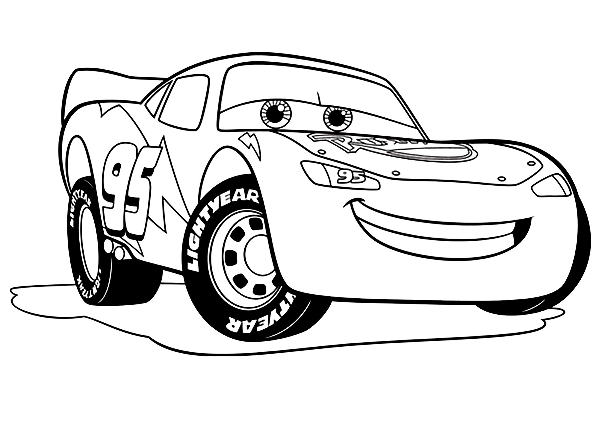 Cars Coloring Pages For Kids
 Cars 3 to print for free Cars 3 Kids Coloring Pages