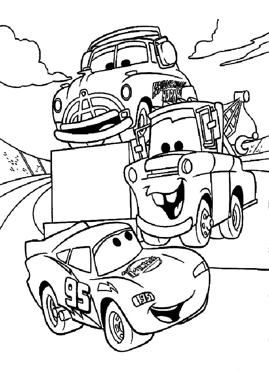 Cars Coloring Pages For Kids
 disney cars coloring pages Free