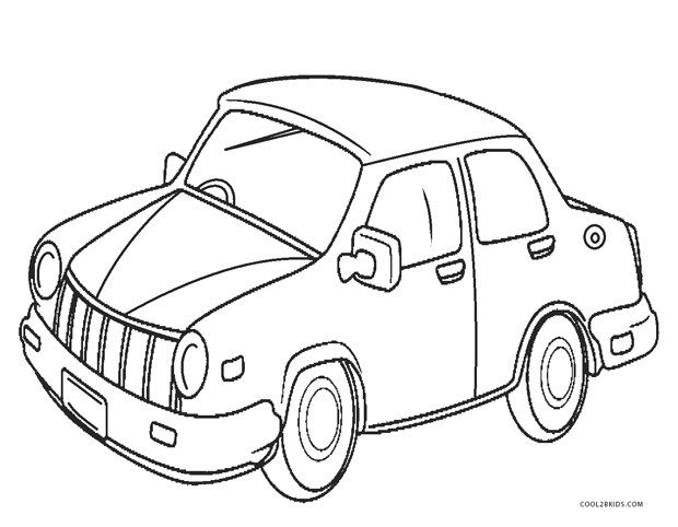 Cars Coloring Pages For Kids
 Free Printable Cars Coloring Pages For Kids