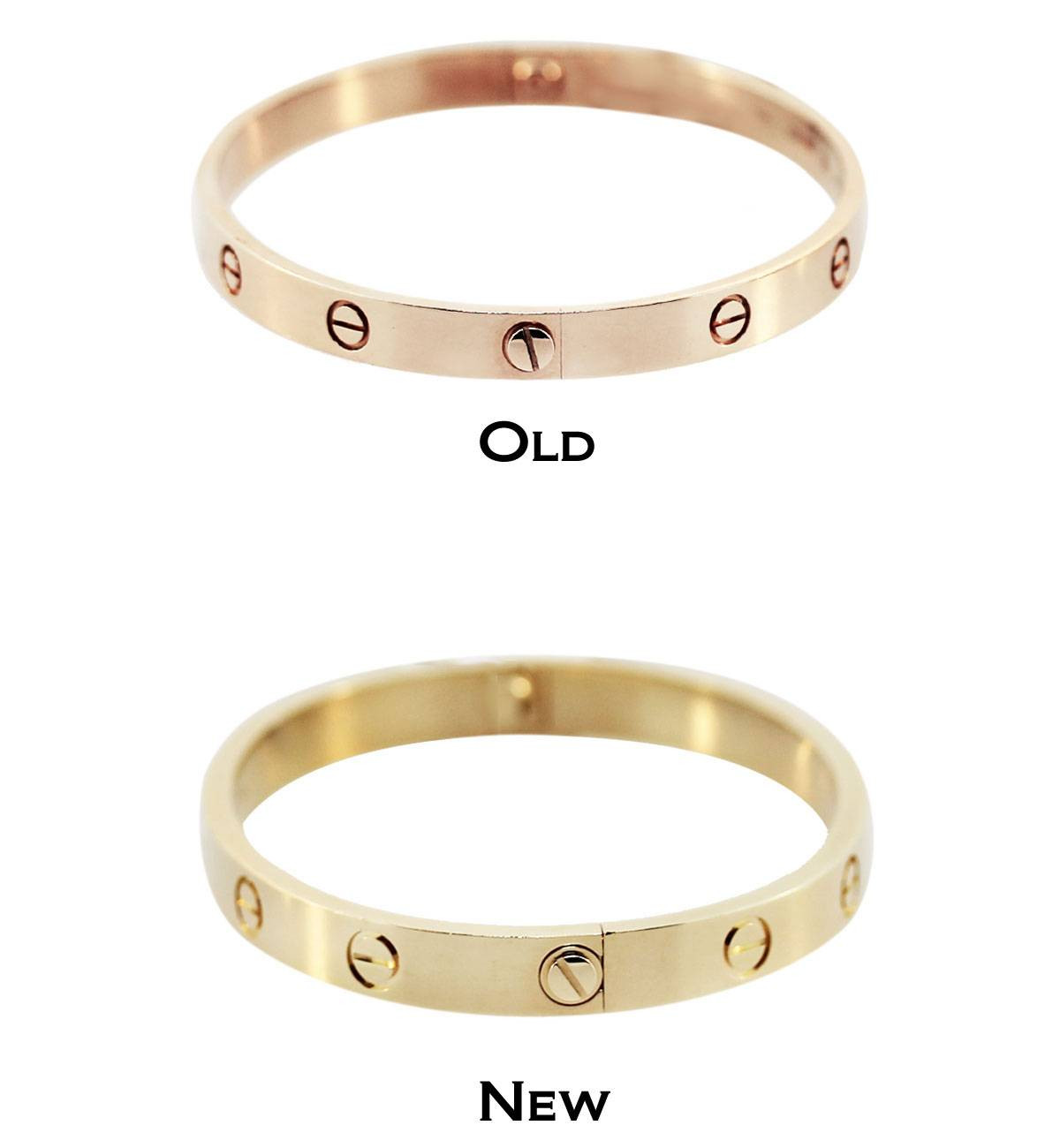 Cartier Bracelet Love
 The Difference Between New Model Cartier Love Bangle & Old