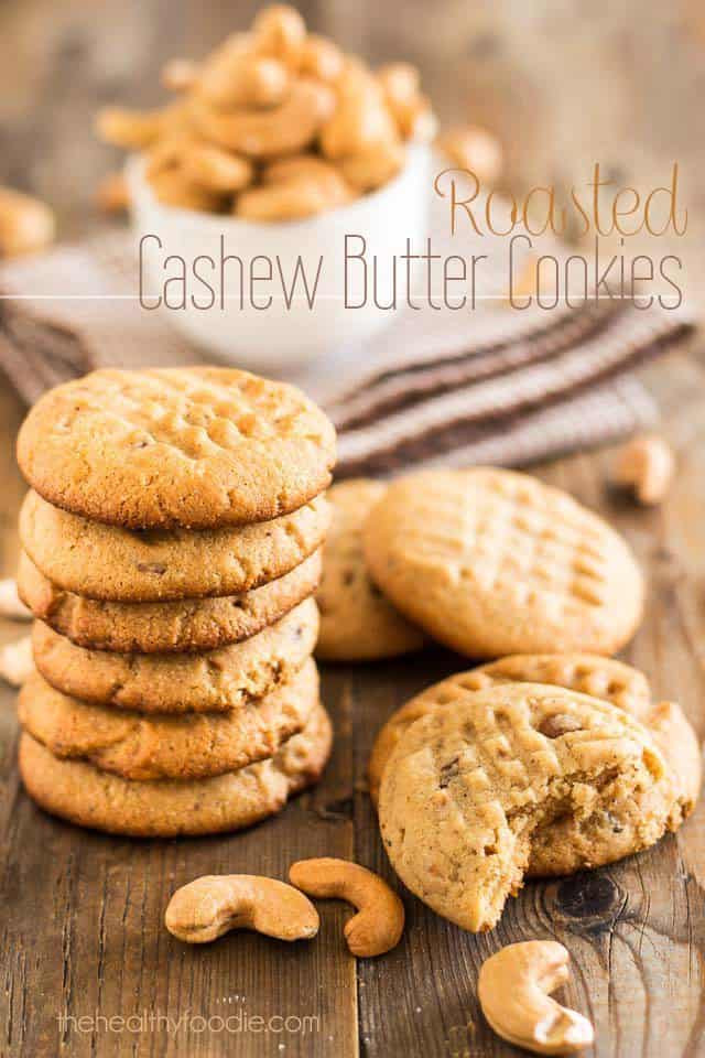Cashew Butter Cookies
 Roasted Cashew Butter Cookies