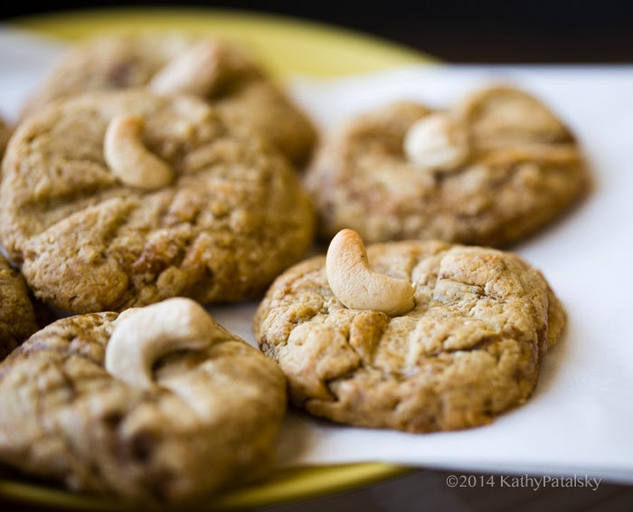 Cashew Butter Cookies
 "Cashews Just Want to Have Fun" Cookies Warm and Chewy