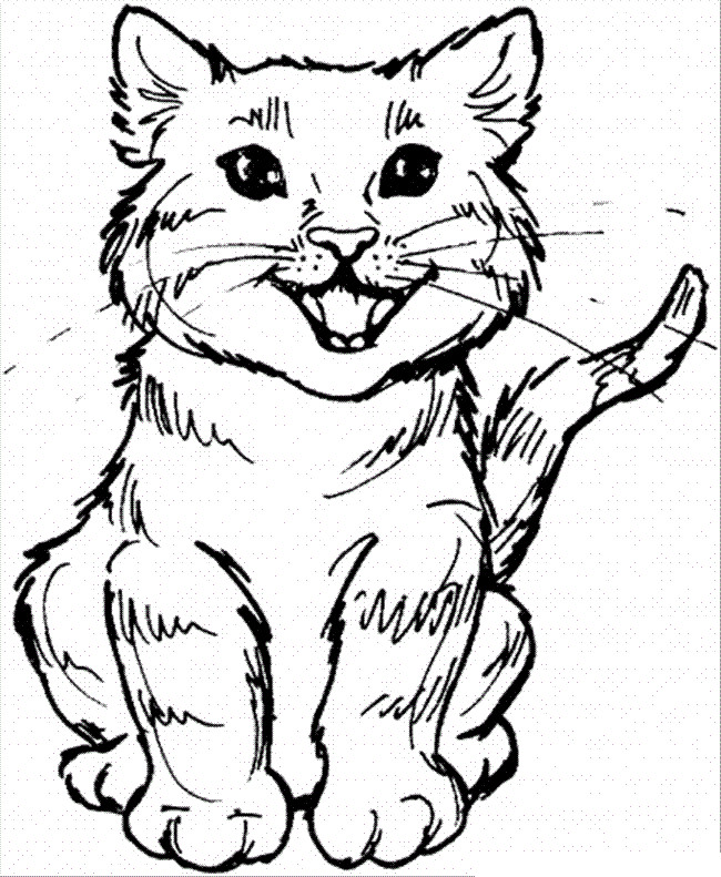 Cat Coloring Pages For Toddlers
 Free Printable Cat Coloring Pages For Kids