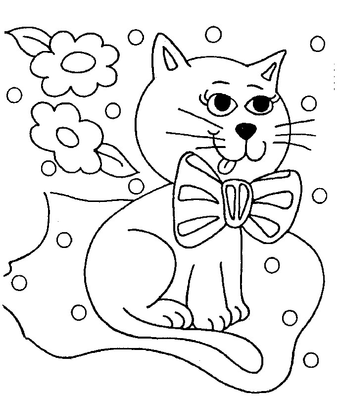 Cat Coloring Pages For Toddlers
 For Kids Coloring Pages Cats Disney Coloring Pages